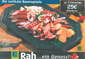 rustikale Bauernplatte