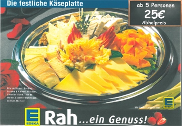 festliche K�seplatte